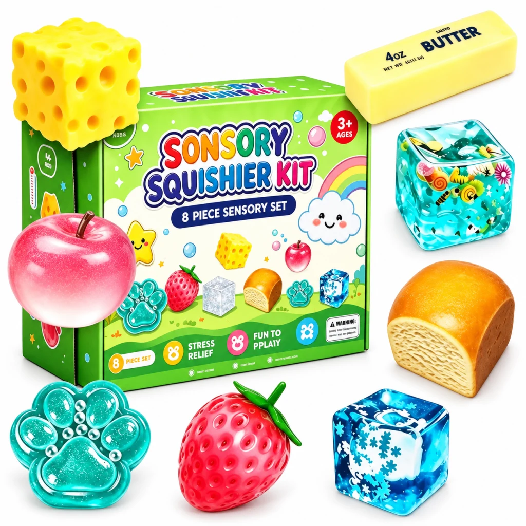 Apple Mix 8-piece set, green packaging, showing the box presentation